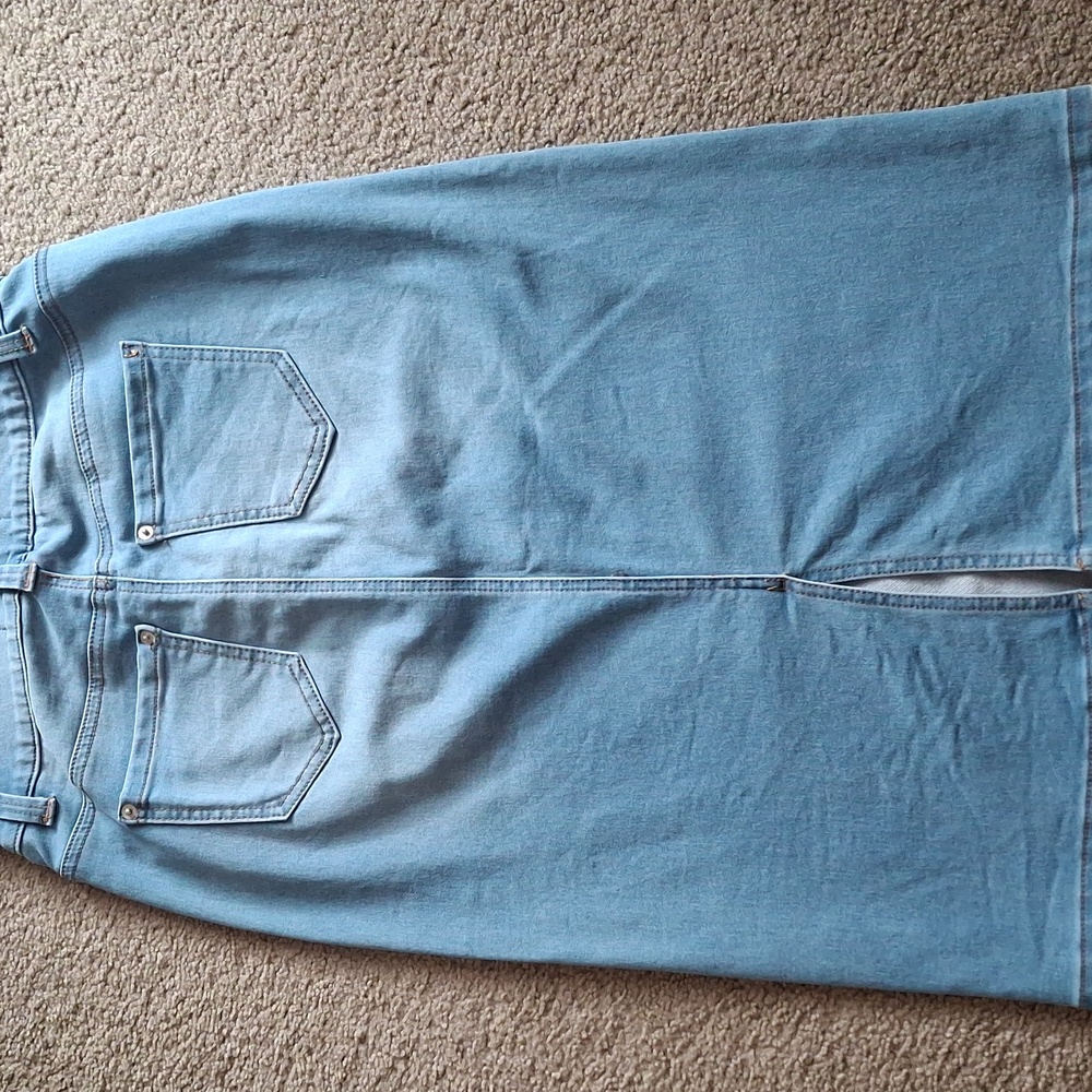 Denim Blue Women's Skirt - Picture 2 of 4